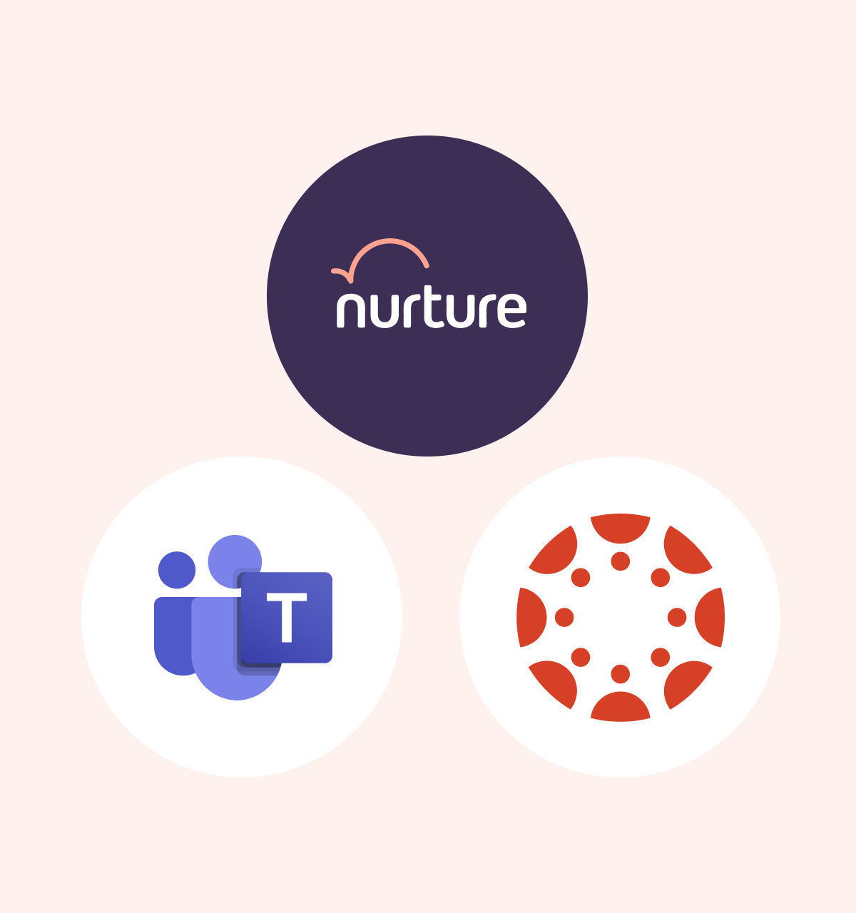 Nurture working alongside Microsoft Teams and Canvas