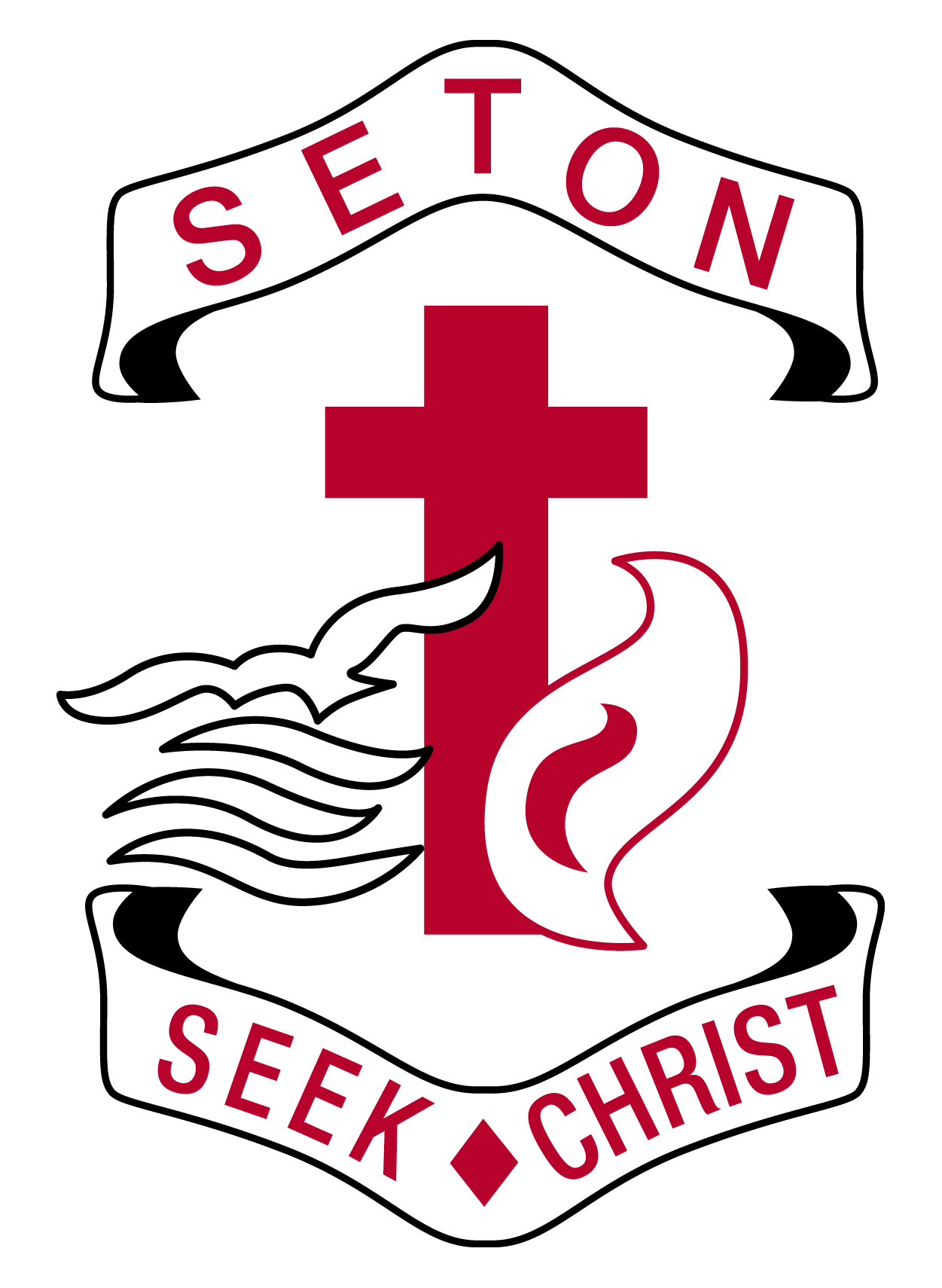 Seton Catholic College, Samson logo