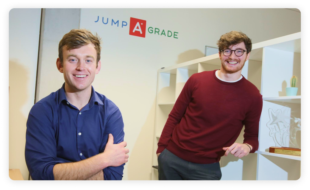 David and Pádraic, the founders of jumpAgrade and Nurture