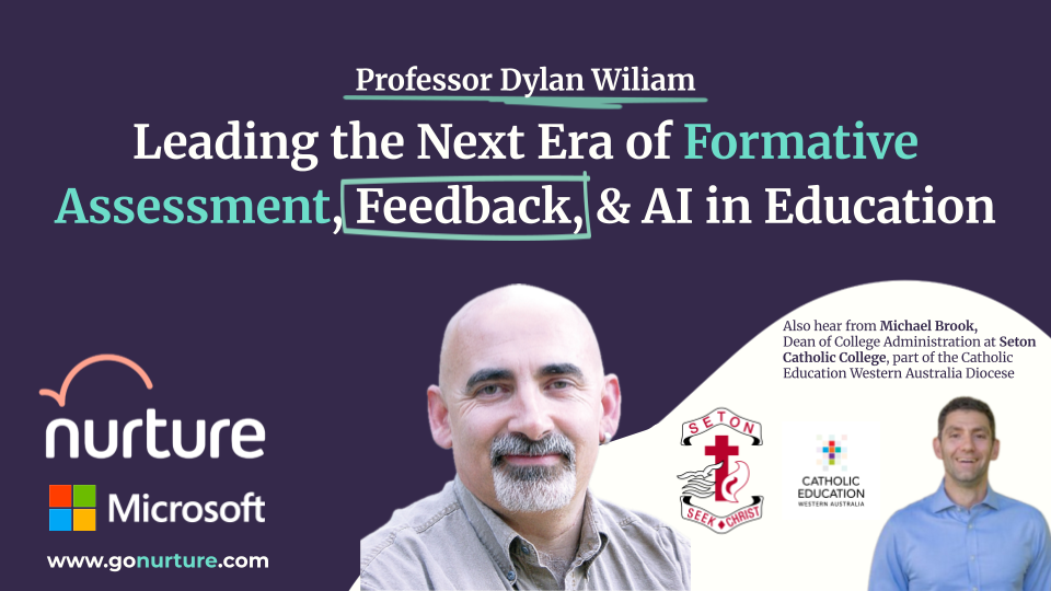 Dylan Wiliam: Leading the Next Era of Formative Assessment, Feedback, & AI in Education